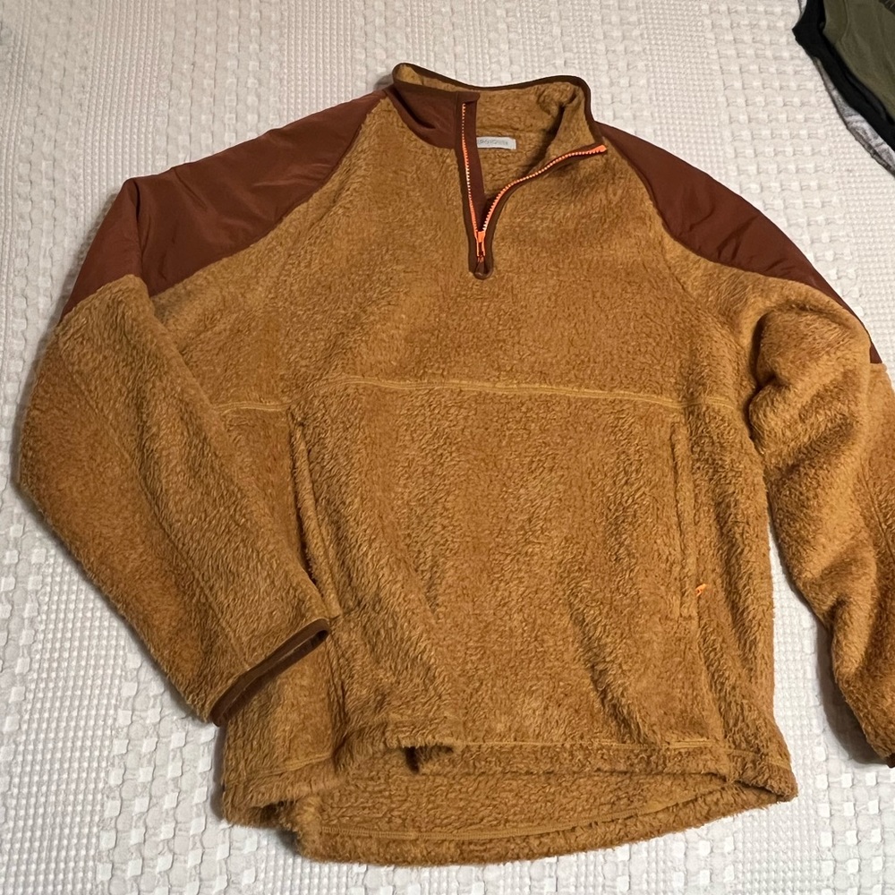 Outerknown Sherpa half zip jacket - LG